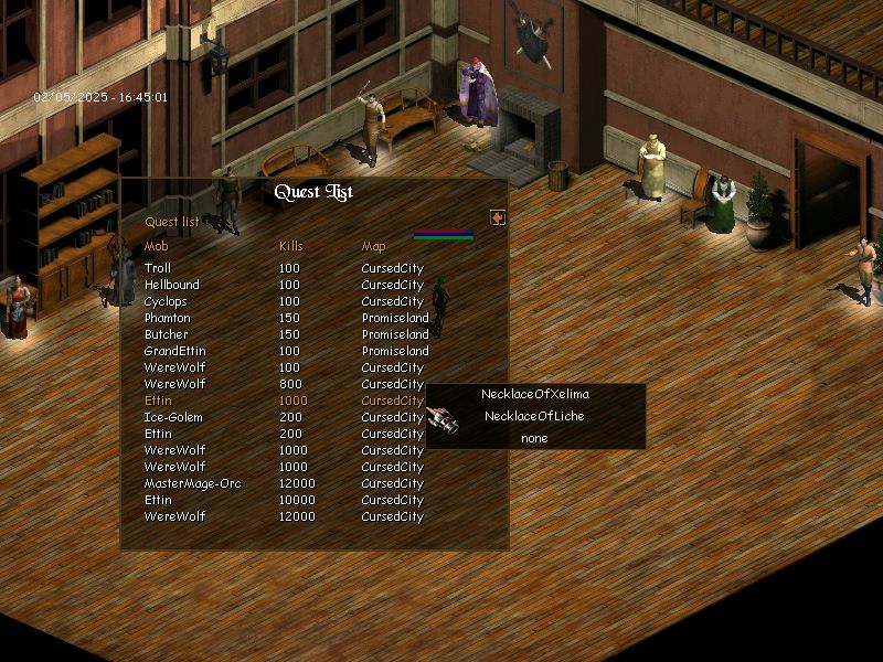 Quest list